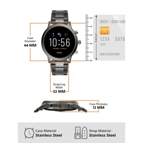 Fossil Smart Watch Strap Fossil Gen Carlyle Hr Specs Buy Fossil