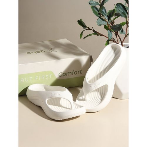 Ubuy White Memory Foam Flip Flops Buy Yoho White Pilo Flipflops