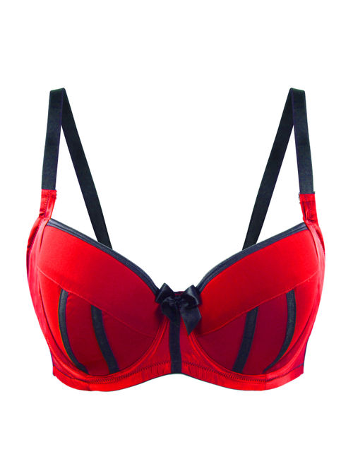 Buy Parfait Charlotte Padded Bra Style Number-6901 - Red (32E) Online