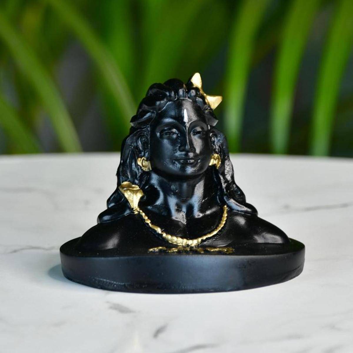 SOWPEACE Black Resin Mini Adiyogi