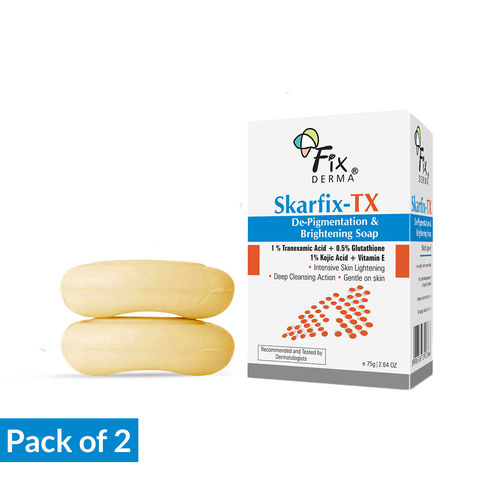 Buy Fixderma Skarfix Tx De Pigmentation & Brightening Soap, Bath Soap -  Pack Of 2 Online