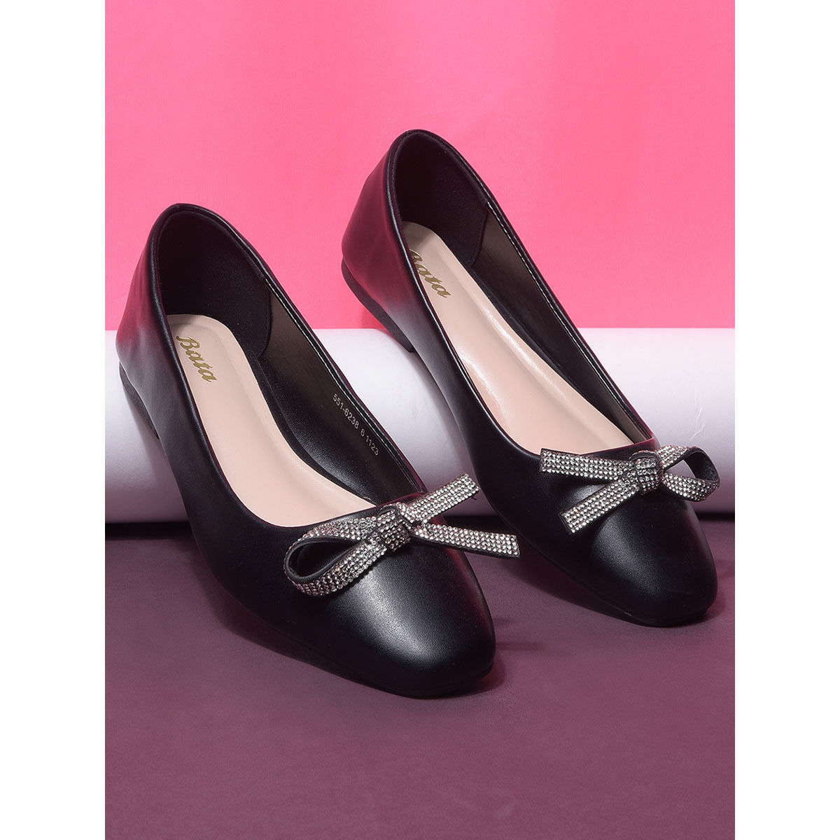 Black Ada Ballerina Shoes