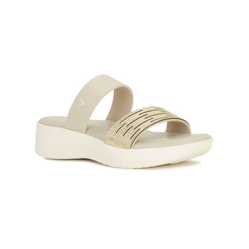 Buy Bata Comfit Women Grey Open Back Sandals Online