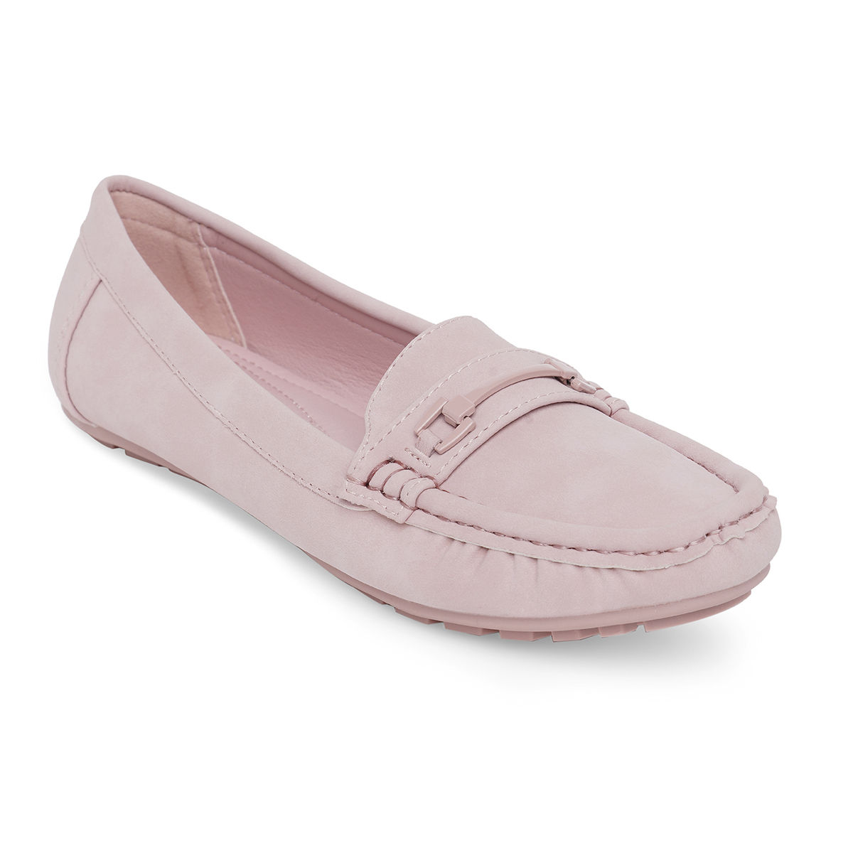 pink loafers