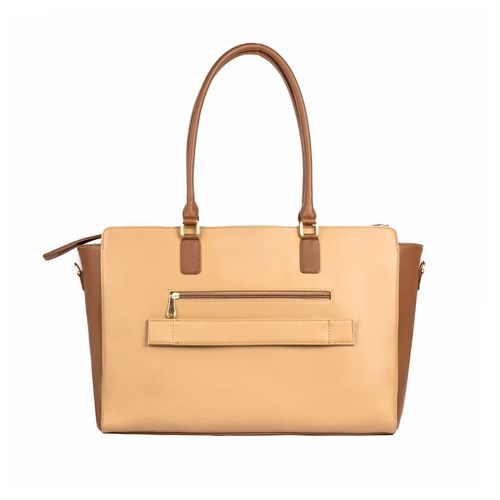 Buy Strokes by Namrata Mehta Cinnamon Cocoa Oversized Tote Bag for 