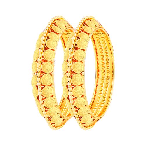 Buy Asmitta Traditional Gram Gold Plated Bangle Necklace - Main Image