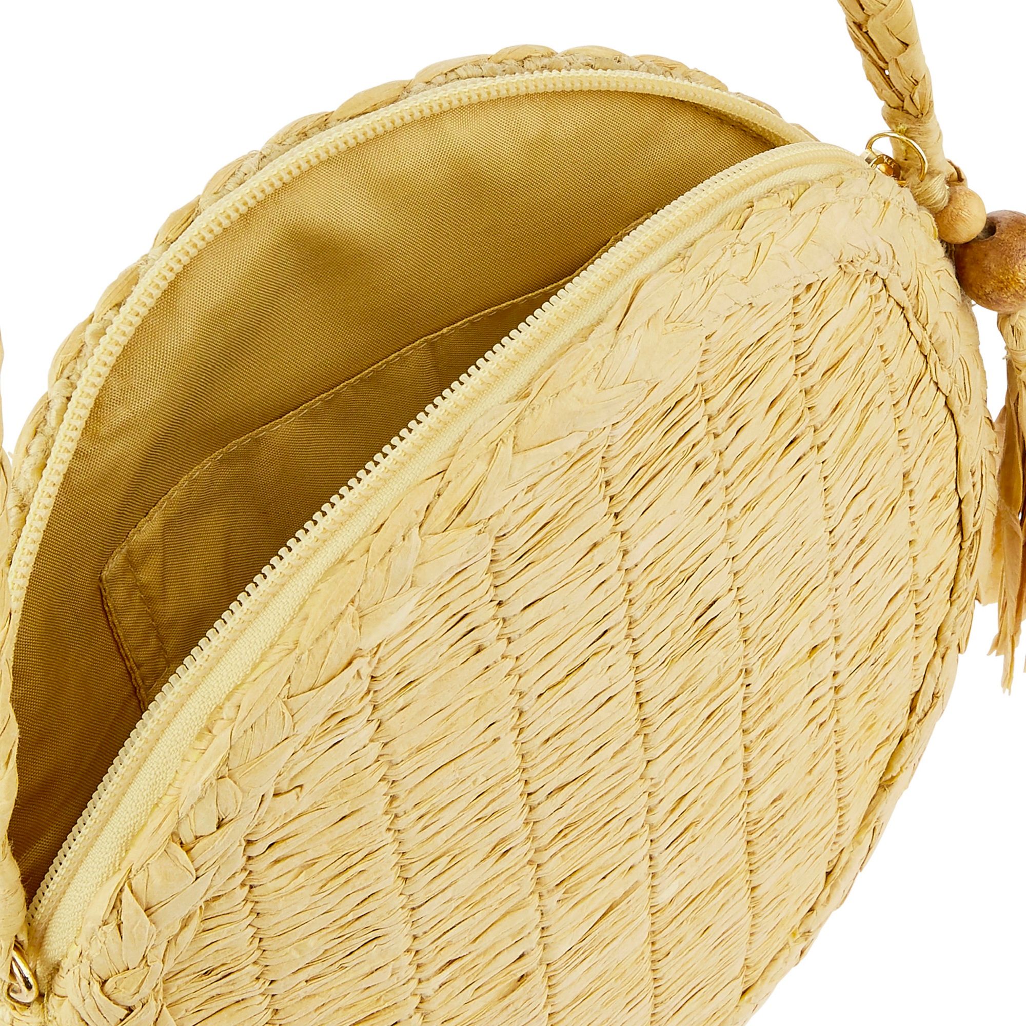 Buy Accessorize London Kiran Straw Effect Cross Body Bag Online