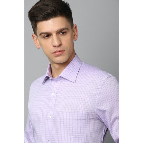 LOUIS PHILIPPE Men Checkered Formal Purple Shirt - Buy LOUIS PHILIPPE Men  Checkered Formal Purple Shirt Online at Best Prices in India