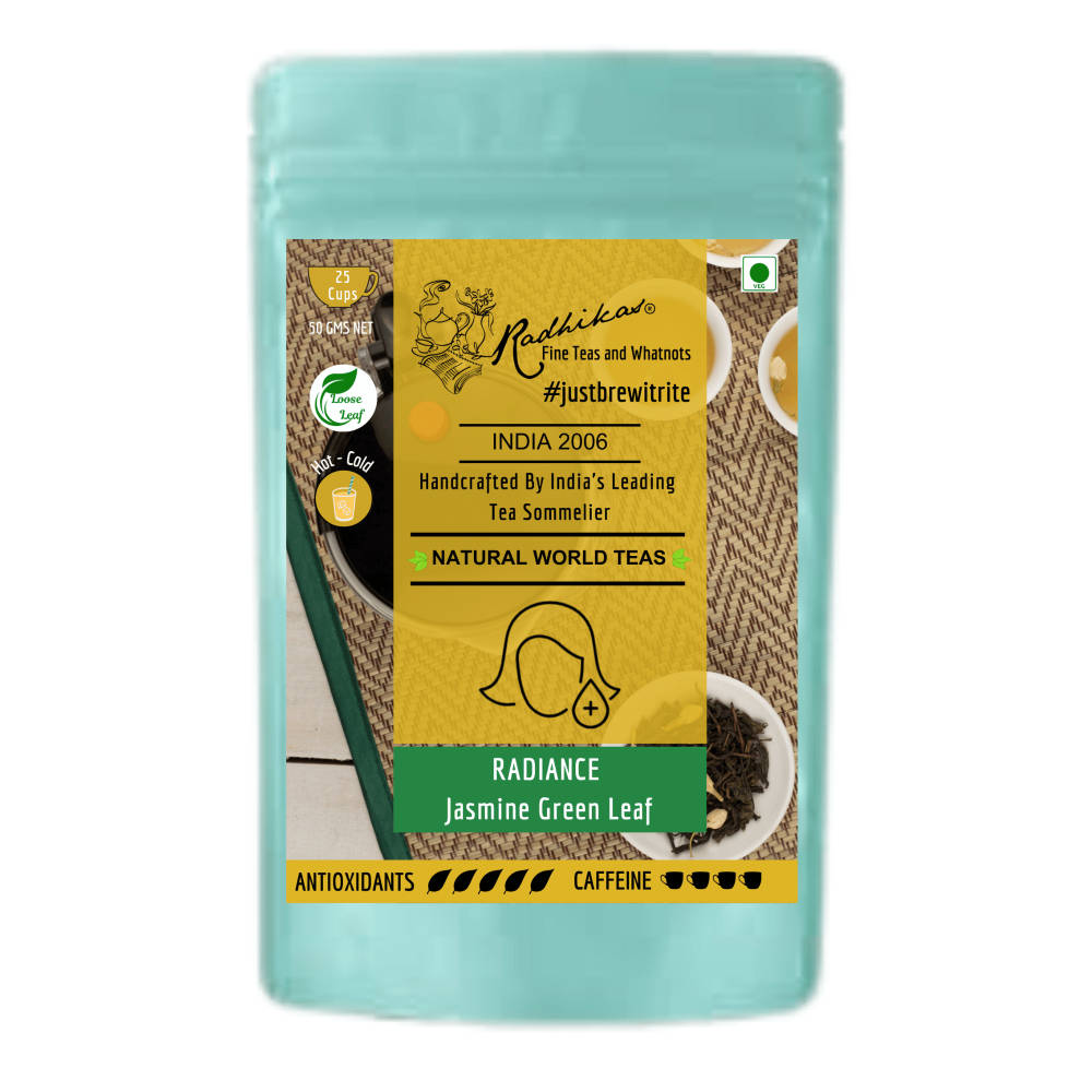 Radhikas Radiance Jasmine Green Leaf - A Radiance Tea For Nourishment & Vitality