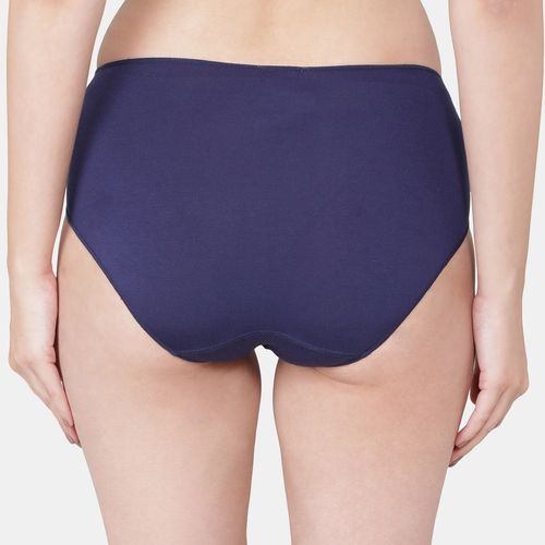 Buy Jockey 1802 Women's High Coverage Micro Modal Elastane Stretch Mid  Waist Hipster with Ultrasoft Concealed Waistband_Anemone_S at