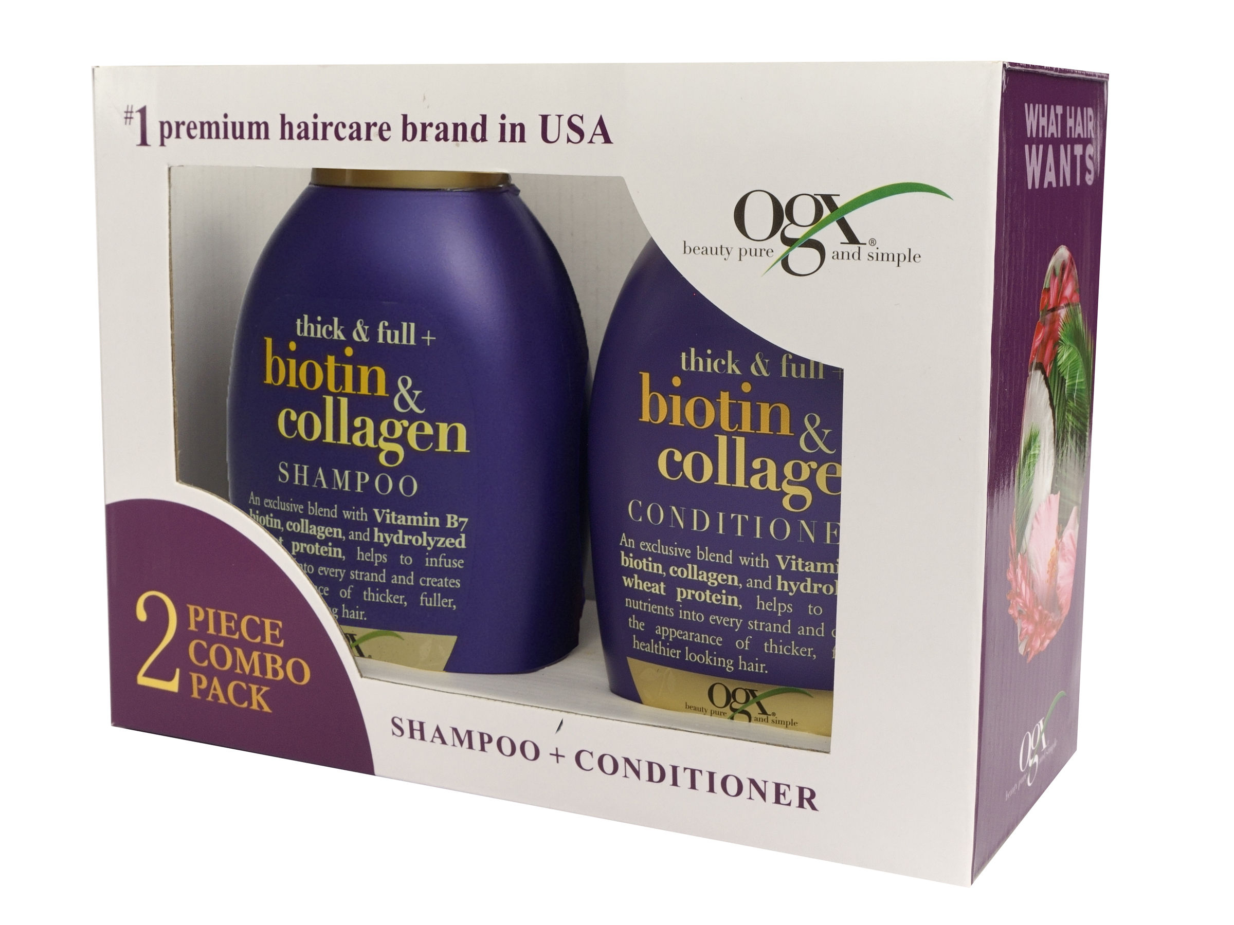 OGX Thick & Full Biotin & Collagen Combo Pack