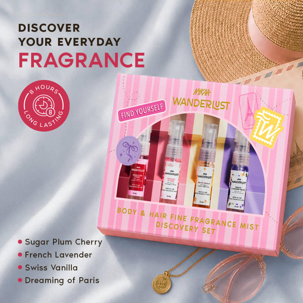 Wanderlust Discovery Set Bestselling Perfume Body & Hair Mis... - view 2