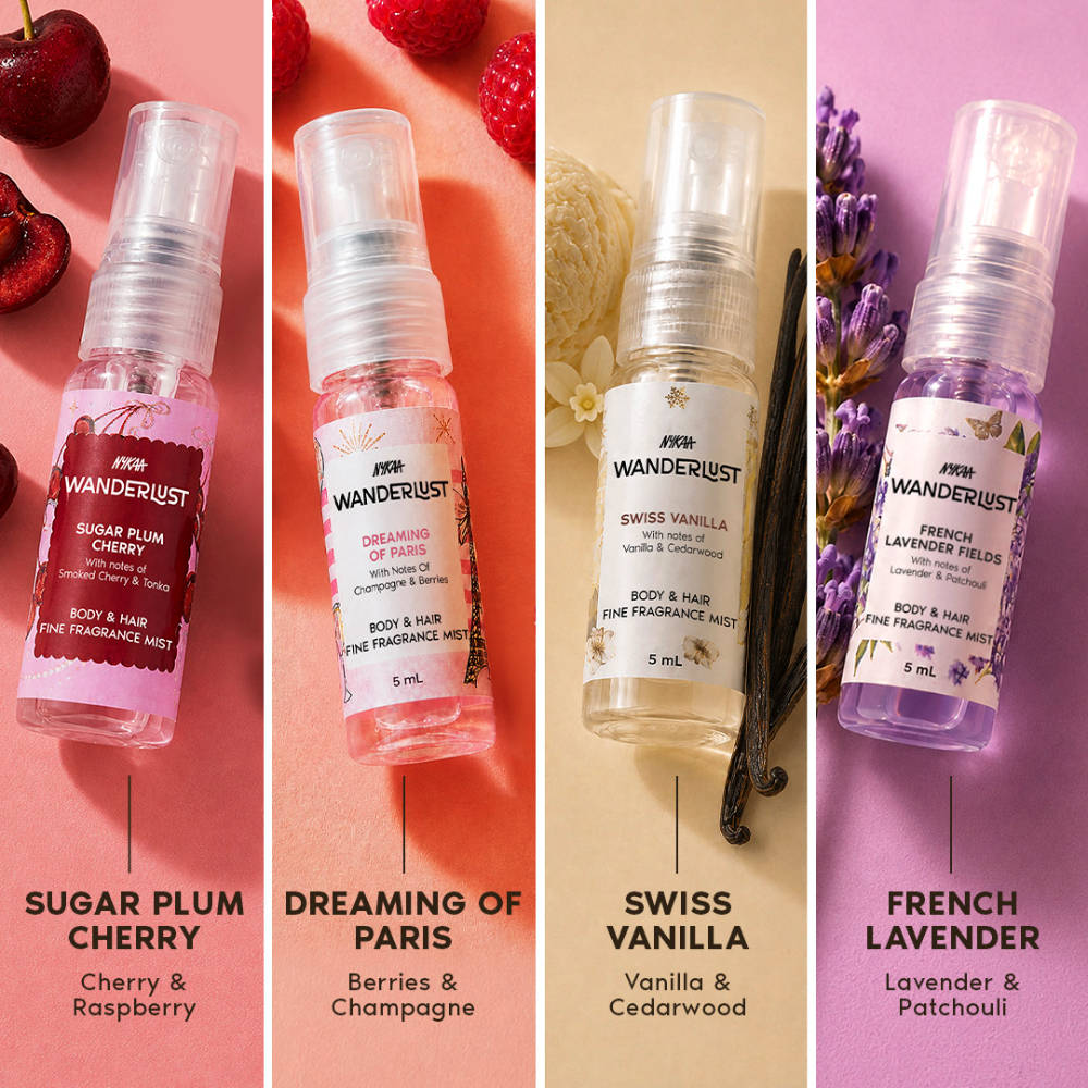 Wanderlust Discovery Set Bestselling Perfume Body & Hair Mis... - view 3