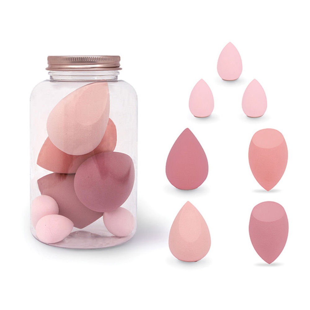 Feel Good Club Blender Besties - 7 Makeup Sponges In A Jar (4 Full Size & 3 Mini - Colours May Vary)