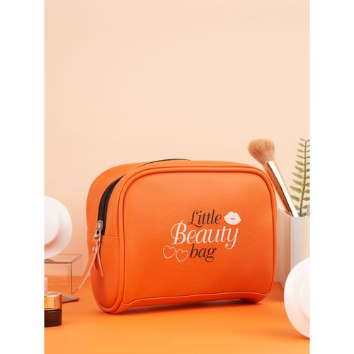 Doodle Collection Premium Vegan Leather Women Cosmetic Pouch Little  Beauty Bag