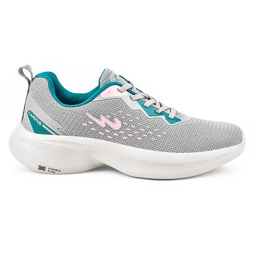 Campus Enzo Grey Women Running Shoes (UK 4)