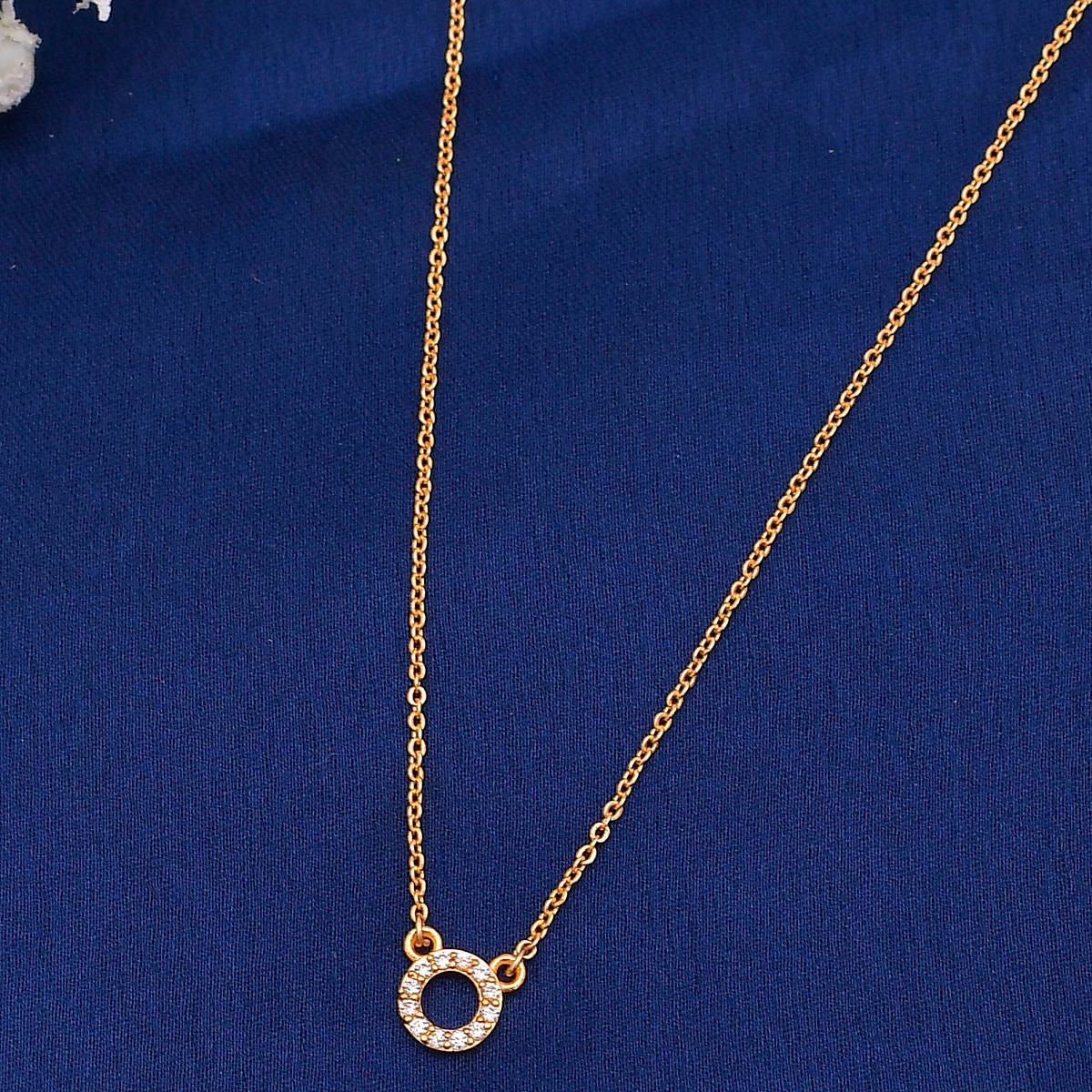 SHOSHAA Gold-Plated Handcrafted Circular Shaped Chain: Buy SHOSHAA Gold ...