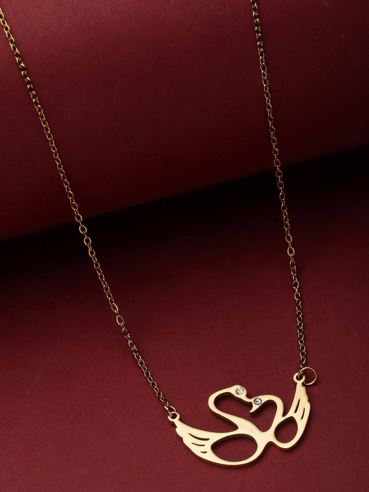 Vogue Panash White Brass Stones Necklace