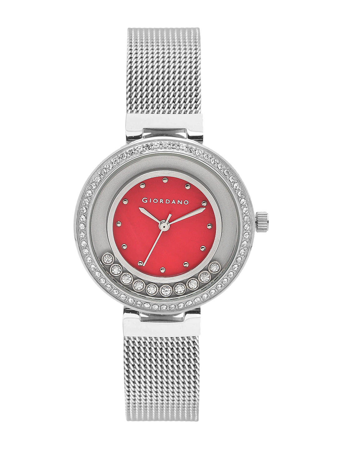 Giordano Analog Red Dial Women's Watch - 2838-11