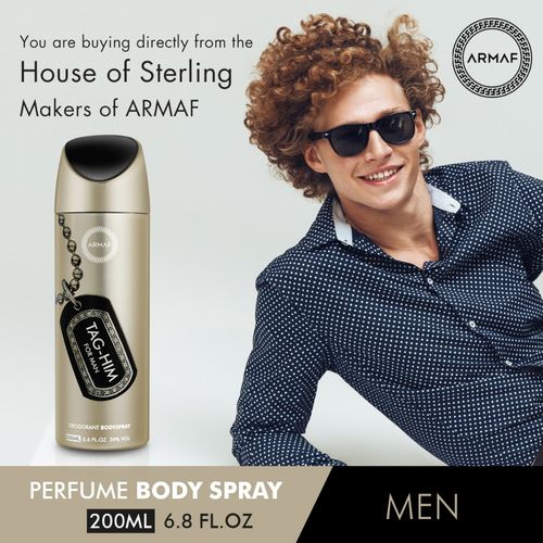 Armaf Perfume Body Spray for Men Tag Him