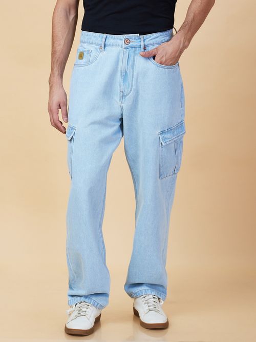 Buy Being Human Mens Bottom Denim Light Tone Jeans Online