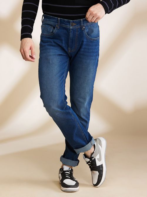 Buy Being Human Mens Bottom Denim Mid Tone Jeans Online