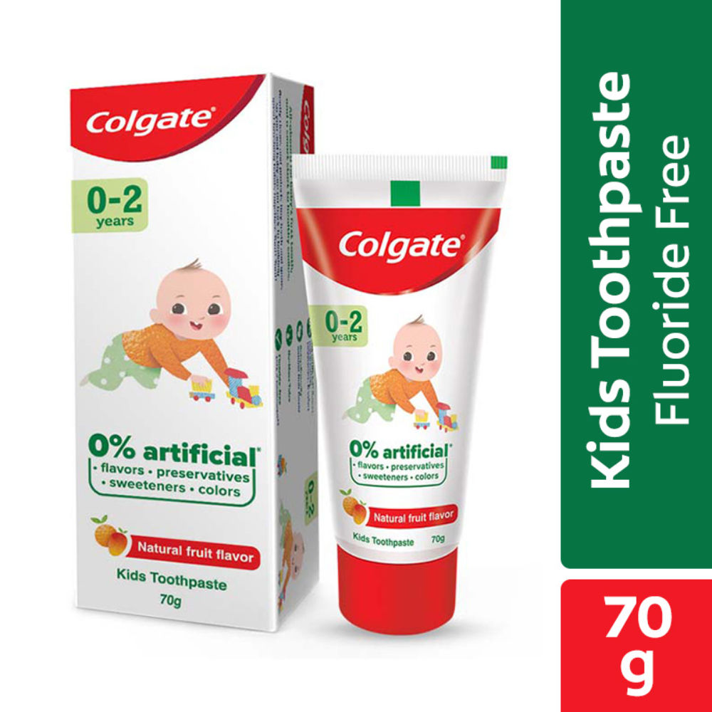 Colgate Toothpaste for Kids (02 years), Natural Fruit Flavour Reviews