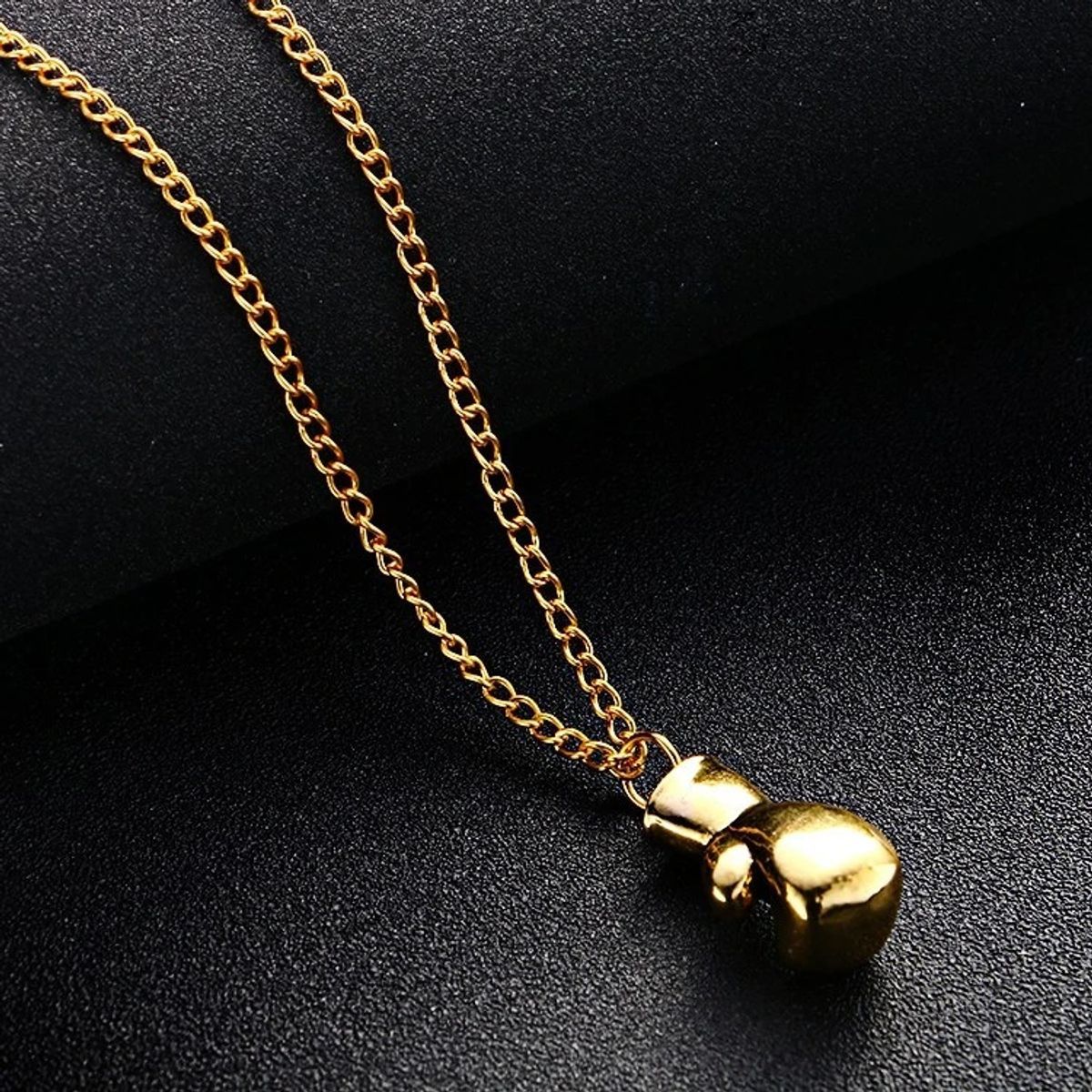 Boxing Glove Pendant - 14k Gold Boxing Glove Necklace