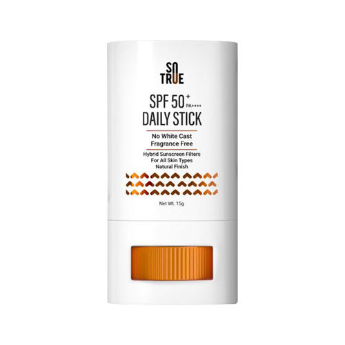 Sotrue SPF 50+ Daily Sunscreen Stick Lightweight, No White Cast, Natural  Finish For All Skin Types