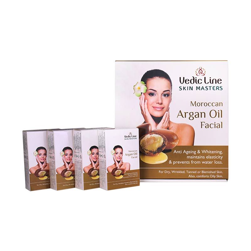 Vedic Line Skin Masters Moroccan Argan Oil Facial Anti Ageing & Whitening