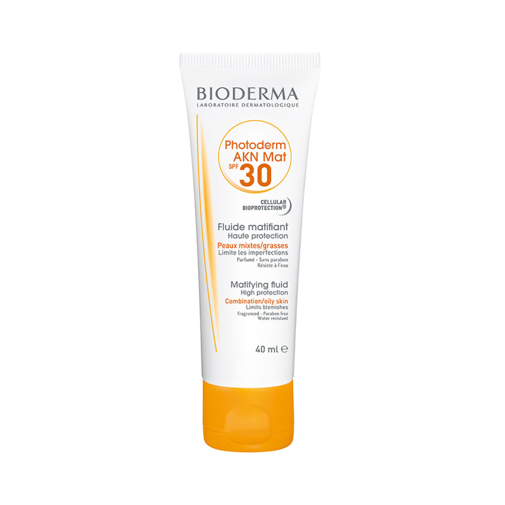 Bioderma Photoderm Akn Mat Fluide SPF 30 High Protection & Water Resistant- Combination/Oily Skin
