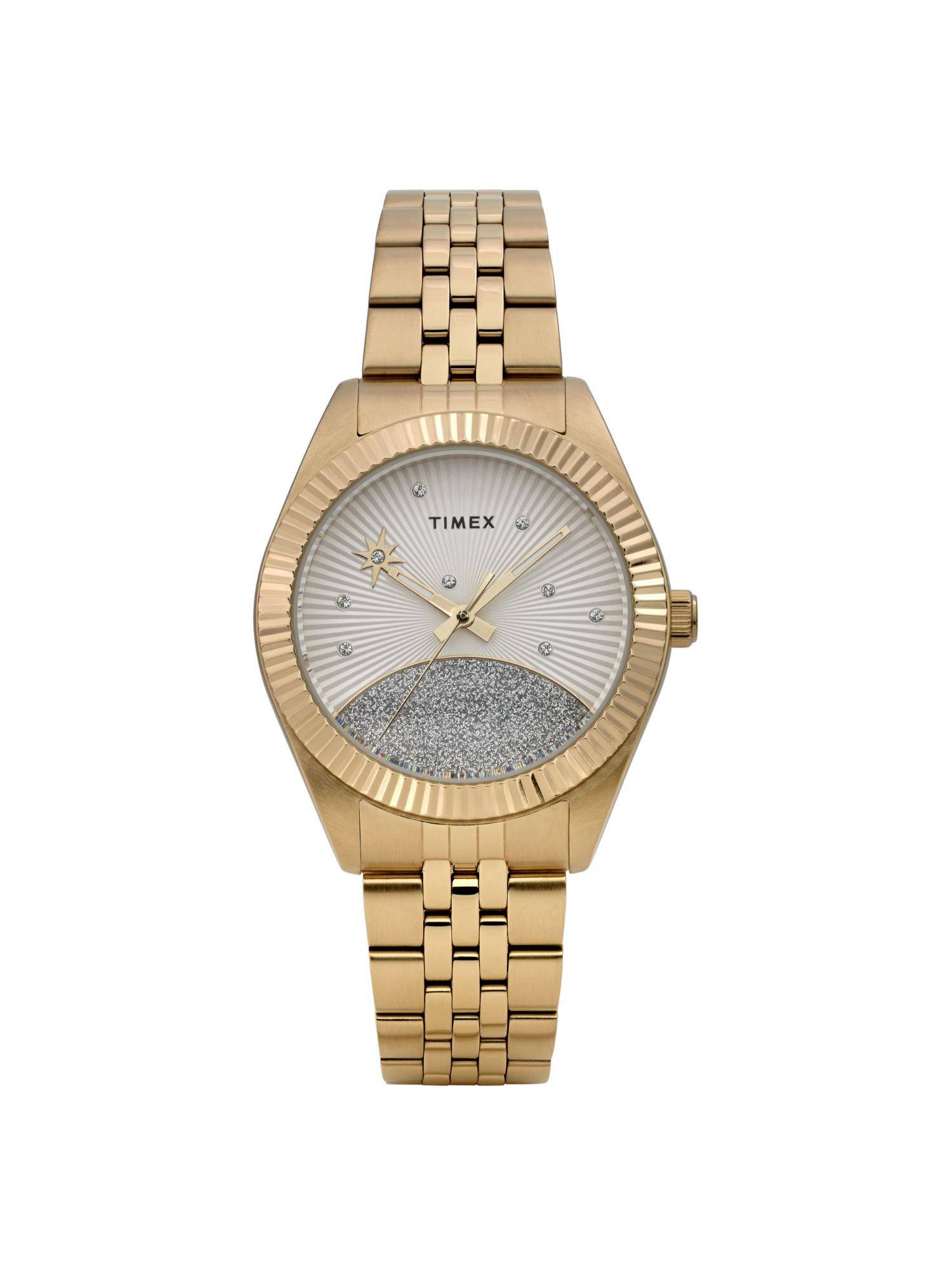 Timex Legacy Round 36mm White Dial Analog Women Watch - TW2Y20300UJ