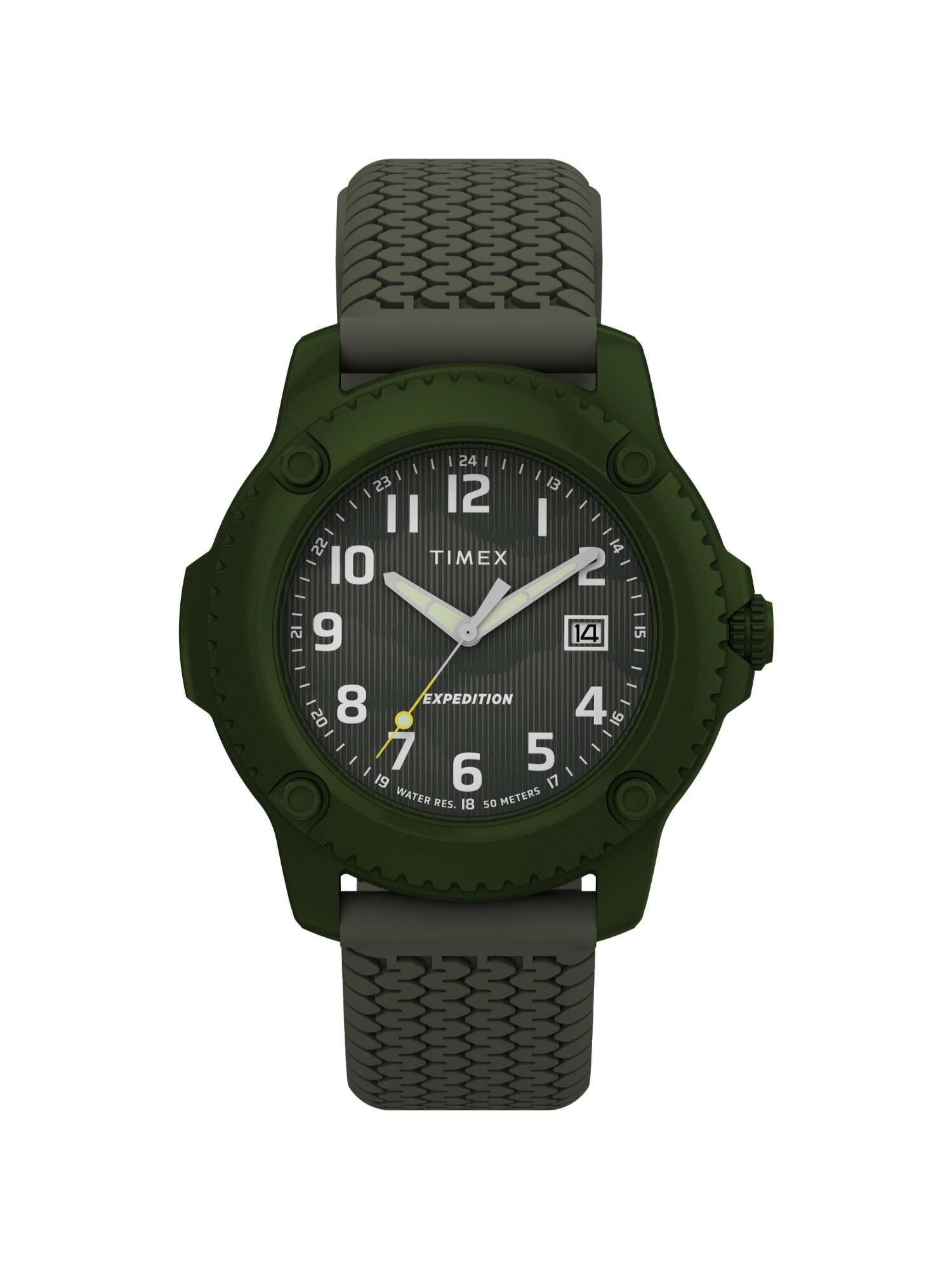 Timex Timberline Round 42mm Green Dial Analog Men Watch - TW4B34700UJ