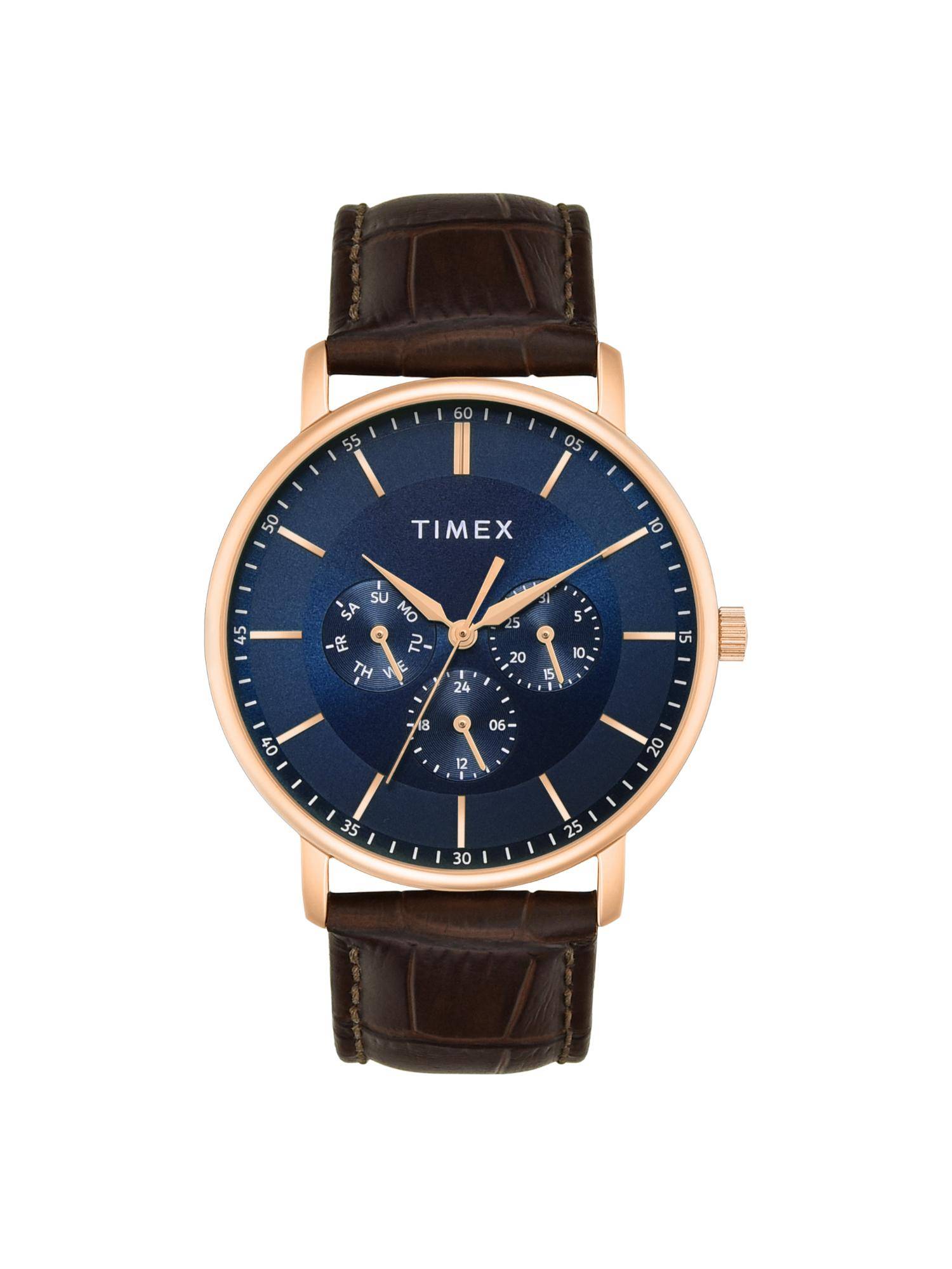 Timex Trendline Round 21mm Blue Dial Analog Men Watch - TWTG12804