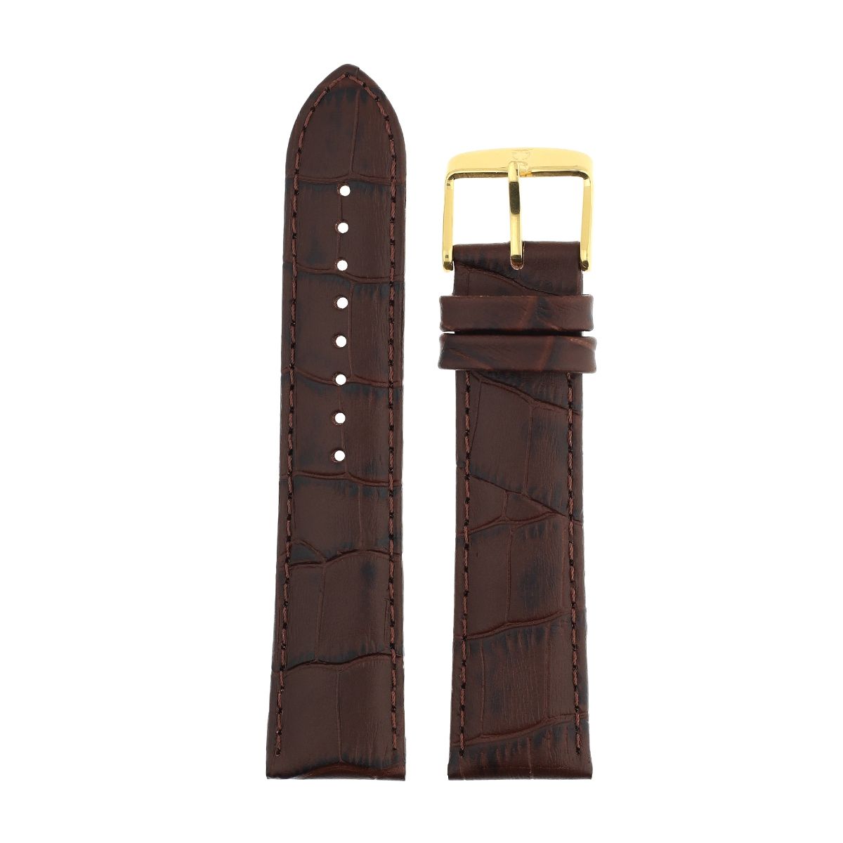 Buy Titan 22 mm Brown Genuine Leather Strap for Men NF1610171022G/P Online