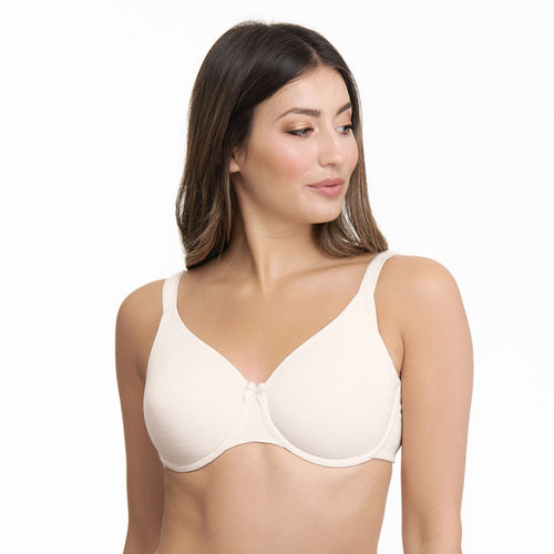 Underwired bra in white - Essential Cotton