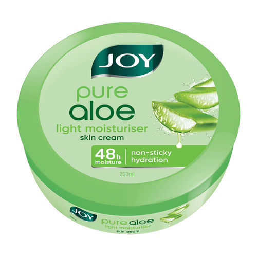 Joy Pure Aloe Vera Light Moisturizer Skin Cream for Face & Body For 48 Hrs  Moisturization