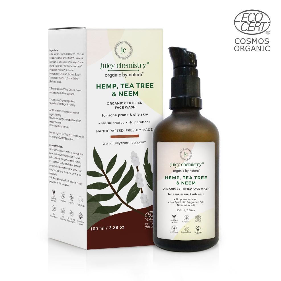 hemp face wash for acne