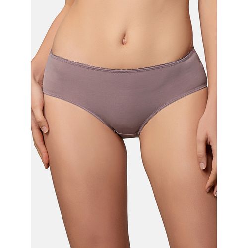 Triumph Microfiber Seamless Plain Hipster Brief-Purple (M)