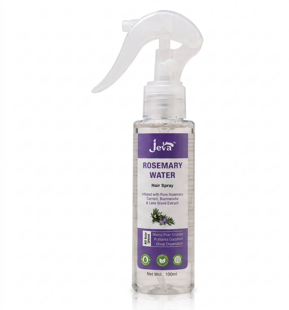 Jeva Rosemary Water Spray for Hair Growth – Frizz Control & Damage Protection