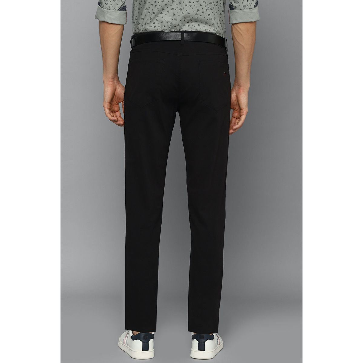 Louis Philippe Casual Trousers  Buy Louis Philippe Men Grey Slim Fit  Textured Flat Front Casual Trousers Online  Nykaa Fashion