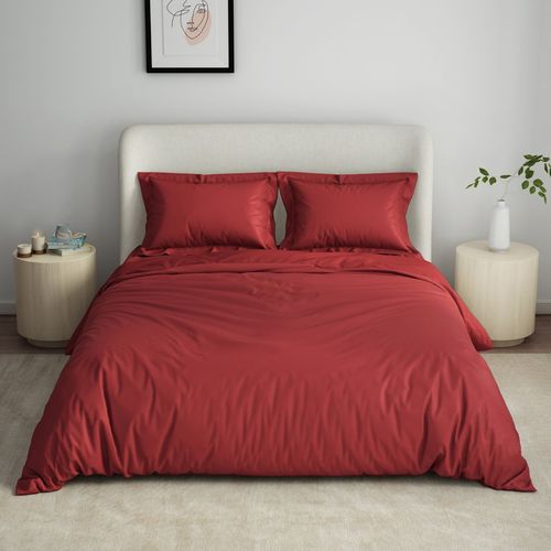 SPACES Cushlon Polyester Fleece Blanket Red (Queen)