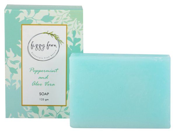 Fizzy Fern Peppermint And Aloe Vera Soap