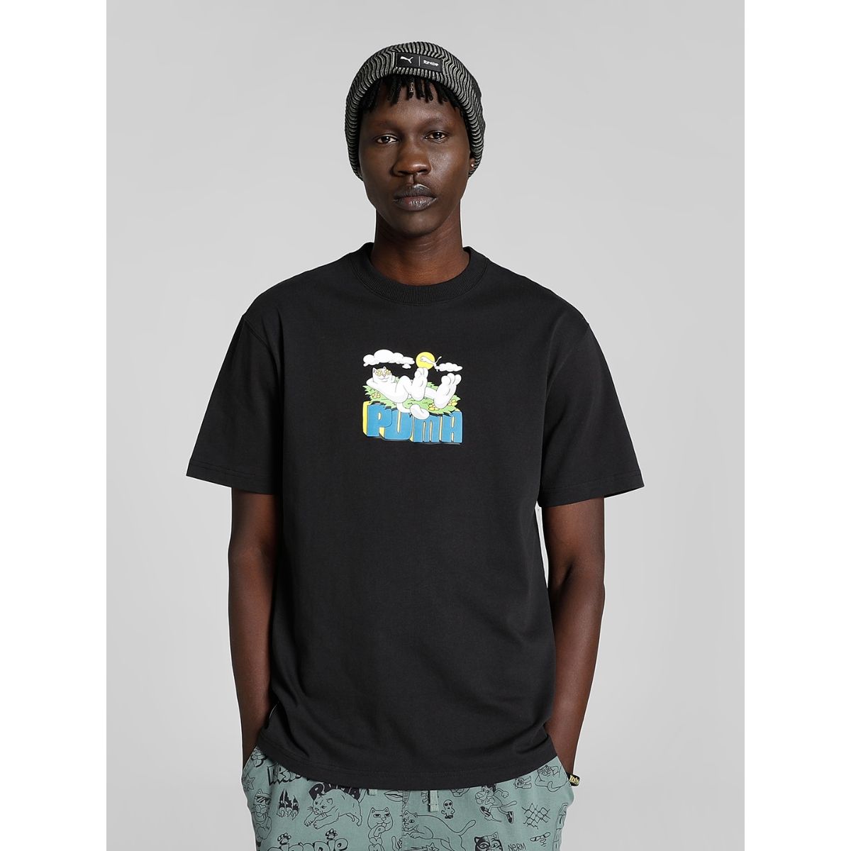 送料無料！PUMA x RIPNDIP グラフィック Tシャツ 楽天市場】PUMA RIPNDIP GRAPHIC TEE PUMA BLACK 622196-01
