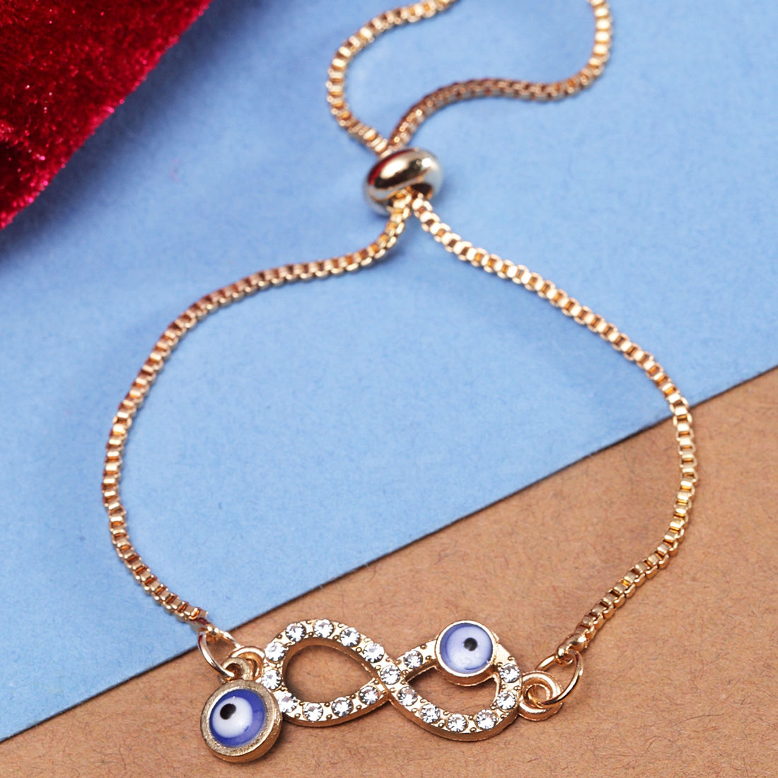 evil eye infinity bracelet