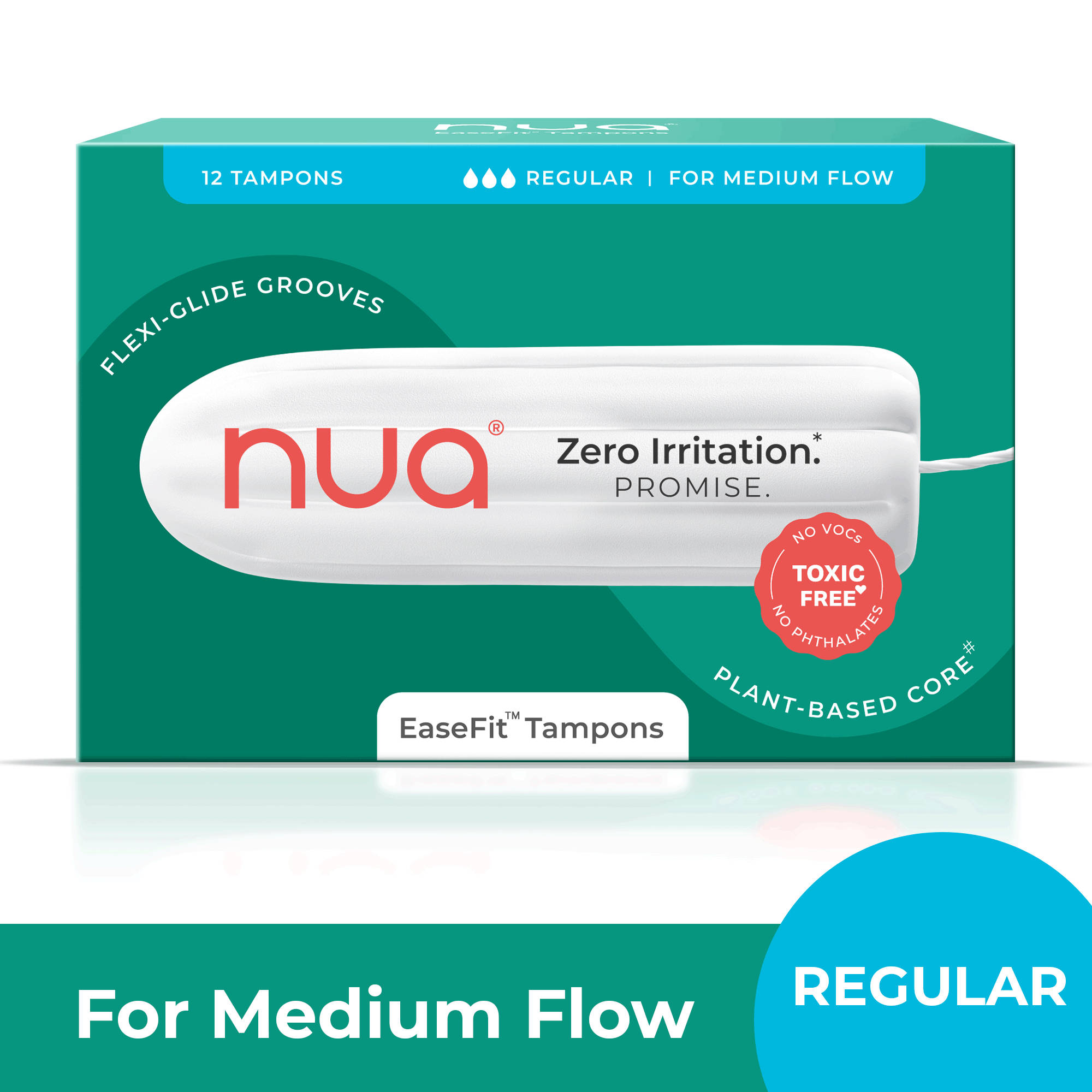 Nua Easefit Tampons For Medium Flow