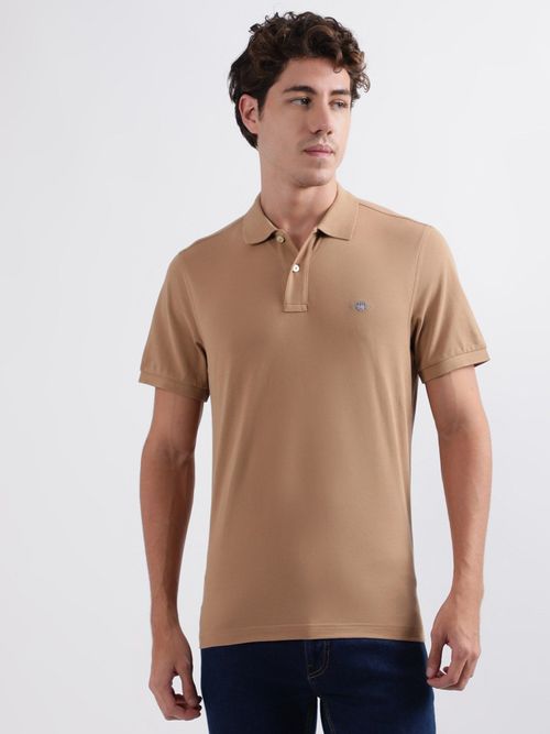 GANT Half Sleeves Polo Collar Cotton T-Shirt