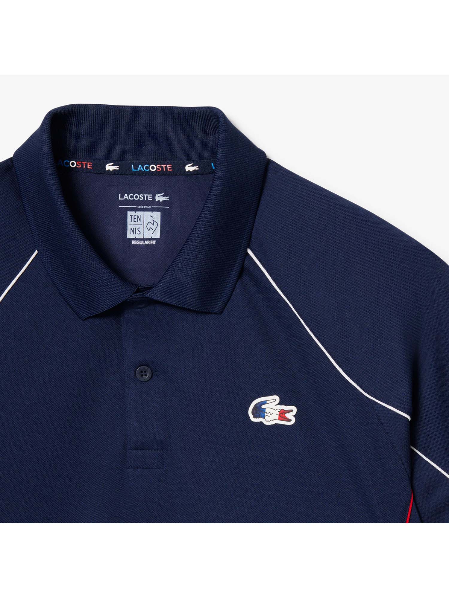 Buy Lacoste Navy Blue French Tennis Team Polo T-Shirt Online