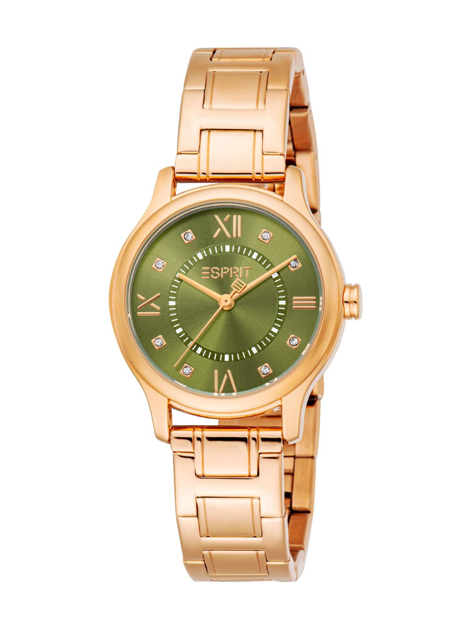 Esprit Skylar Olive Dial Women Watch - ES1L456M0055 (M)