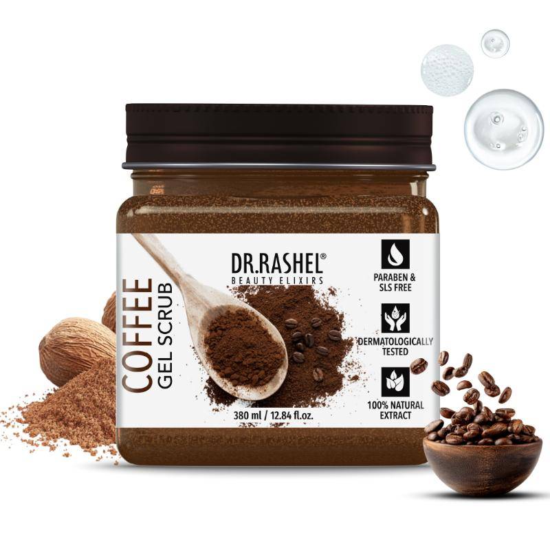 DR. RASHEL Coffee Gel Scrub Revives Skin & Improves Texture Exfoliating Scrub